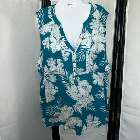 Harper Washable Gauze Sleeveless Pullover Blouse - Picture 2 of 4